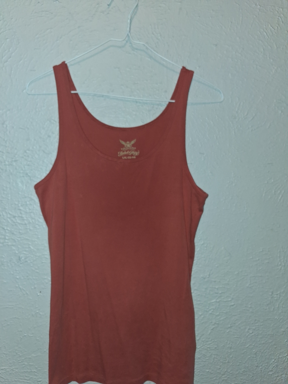 Faded Glory Scoop Neck Tank Top - Rust Brown